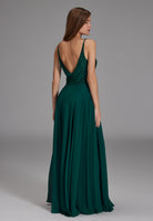 Abendkleid aus Materialmix