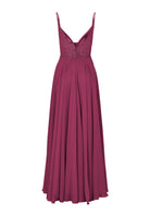 Abendkleid aus Materialmix