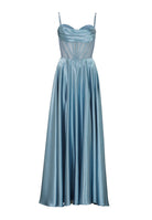 See-through-Corsagenkleid mit Ziersteinen