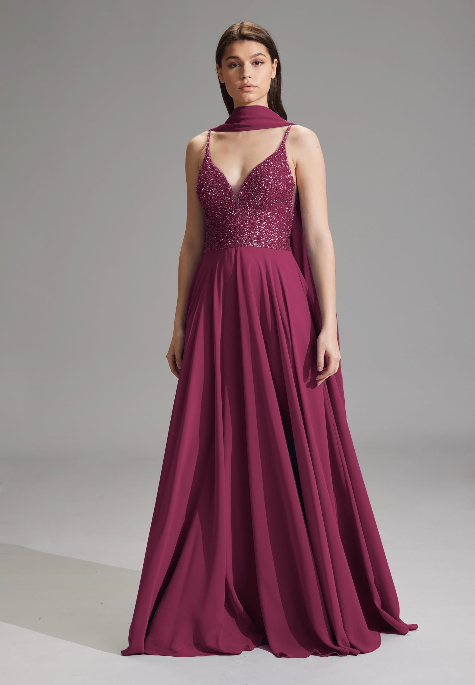 Stola aus Chiffon