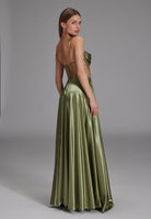 See-through-Corsagenkleid mit Ziersteinen