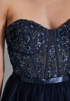 Vokuhila-Kleid mit Corsagentop