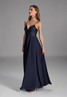 Abendkleid mit Schnür-Oberteil aus Paillette