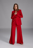 Oversized Blazer aus Crepe Jersey