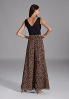 Jumpsuit mit weiter Hose in Animal Print