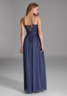 Abendkleid aus Spitze-Chiffon-Mix