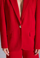 Weite Palazzo Pant aus Crepe Jersey mit Taschen