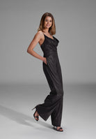 Jumpsuit mit Schimmereffekt