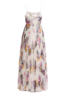 Printkleid mit plissiertem Rock