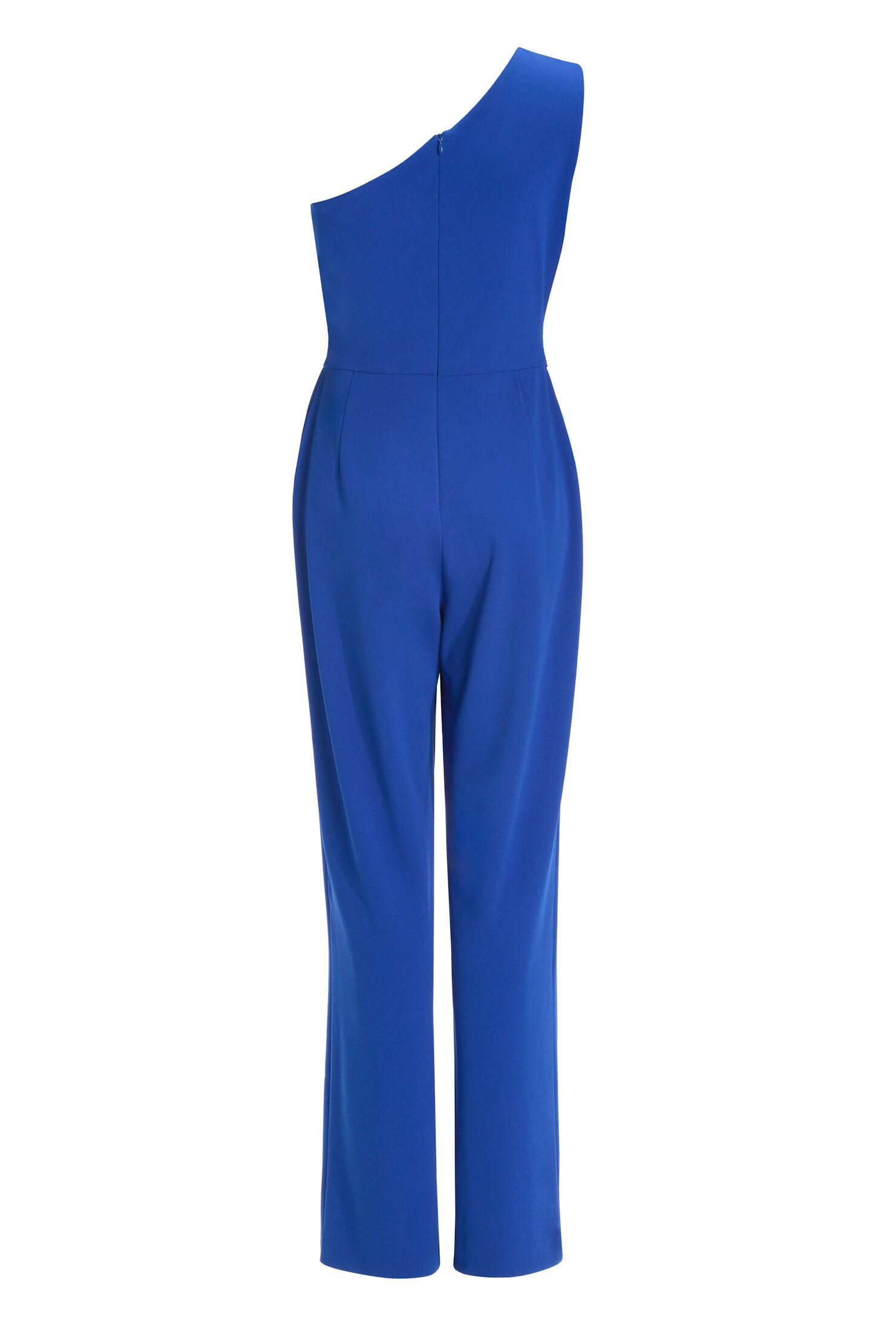 One-Shoulder Jumpsuit aus Crepe Jersey mit Drapierung