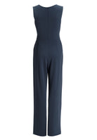 Jumpsuit aus Crepe Jersey mit Drapierung