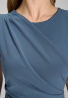 Jumpsuit aus Crepe Jersey mit Drapierung