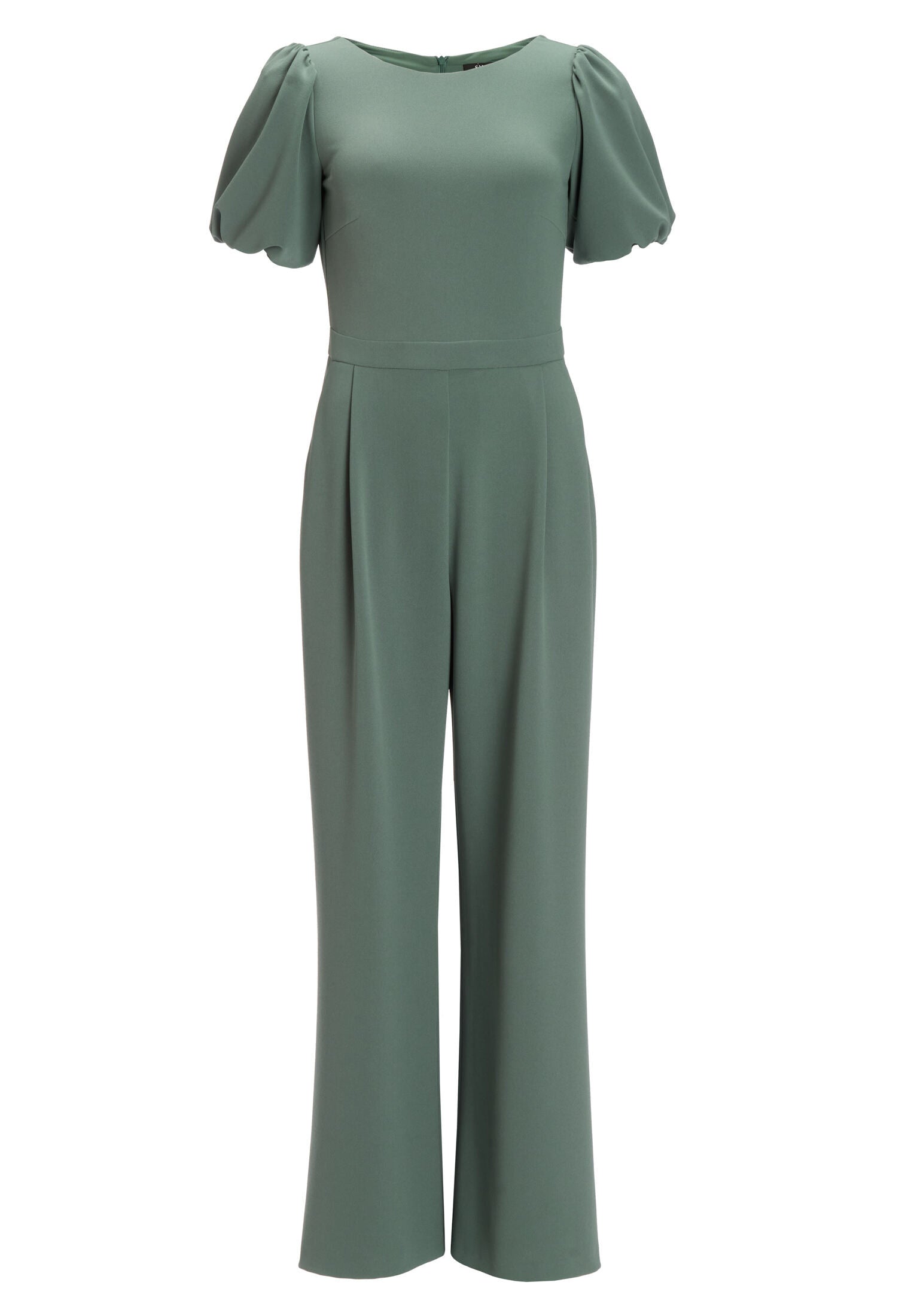 Jumpsuit aus Crepe Jersey mit Ballonärmeln