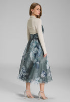 Kurzer Bolero mit Glitzergarn