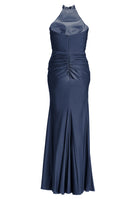 Figurbetontes Neckholder-Kleid aus Jersey