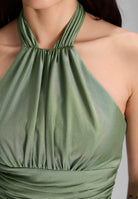 Figurbetontes Neckholder-Kleid aus Jersey