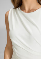 Jumpsuit aus Crepe Jersey mit Drapierung