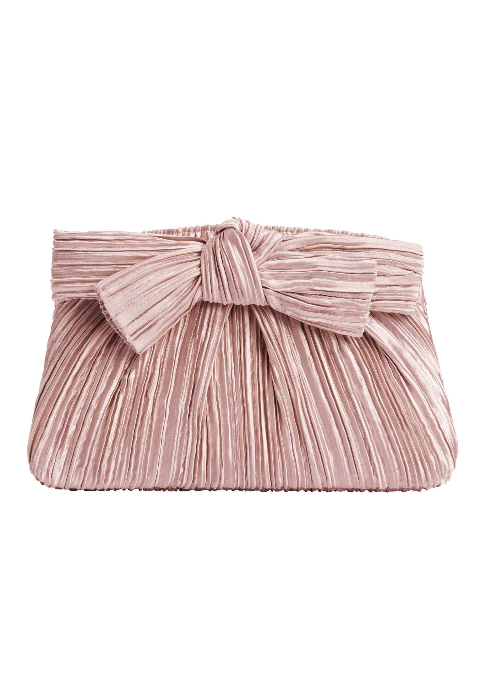 Abendtasche mit Schleifenapplikation rose One Size