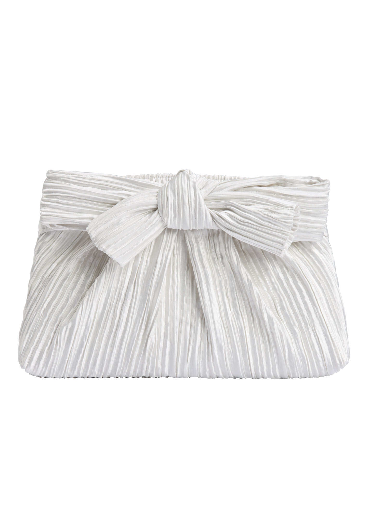 Abendtasche mit Schleifenapplikation ivory One Size