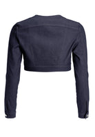 kurze Jeansjacke aus Stretch Denim