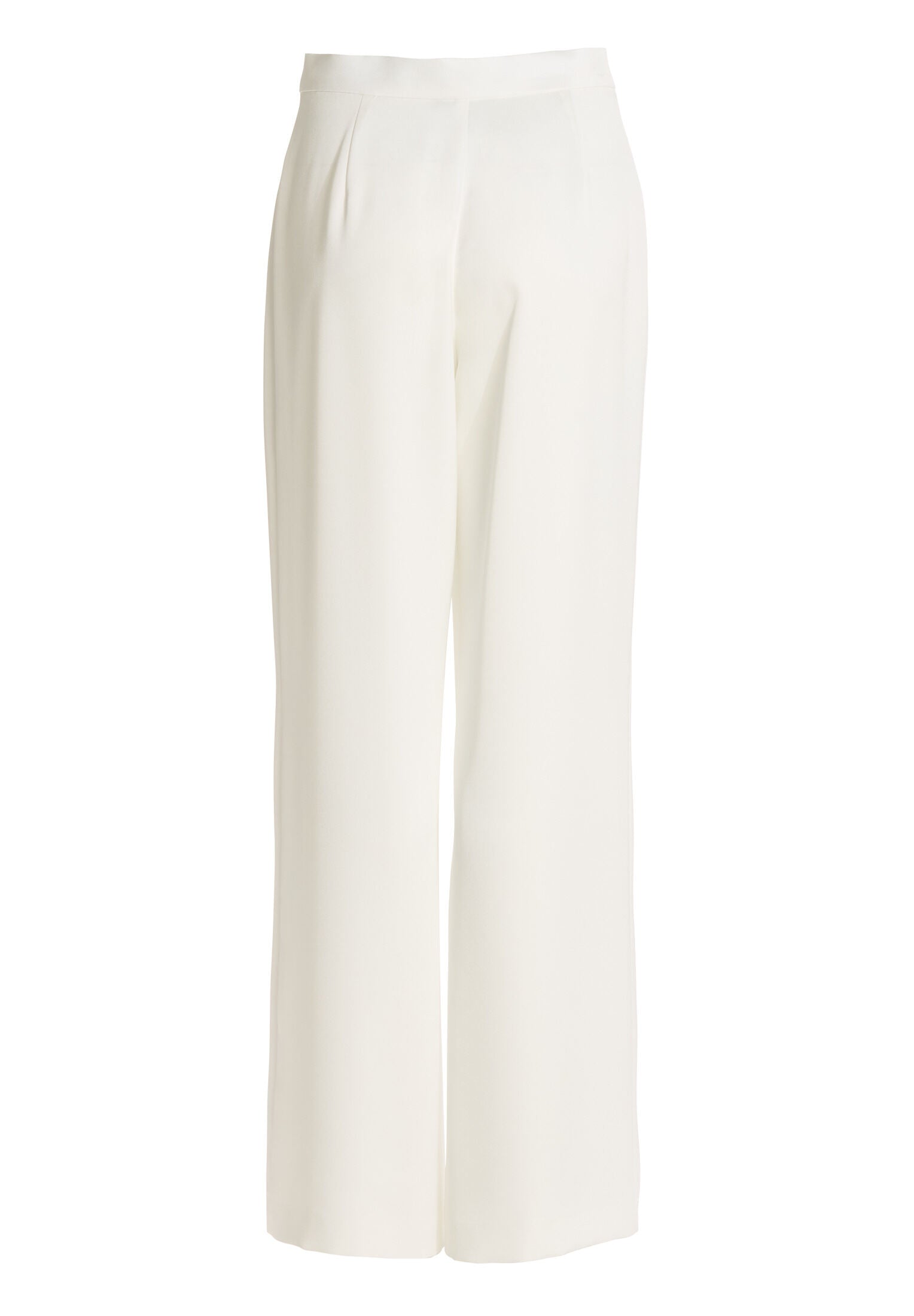 Hose aus Satin mit geradem Bein