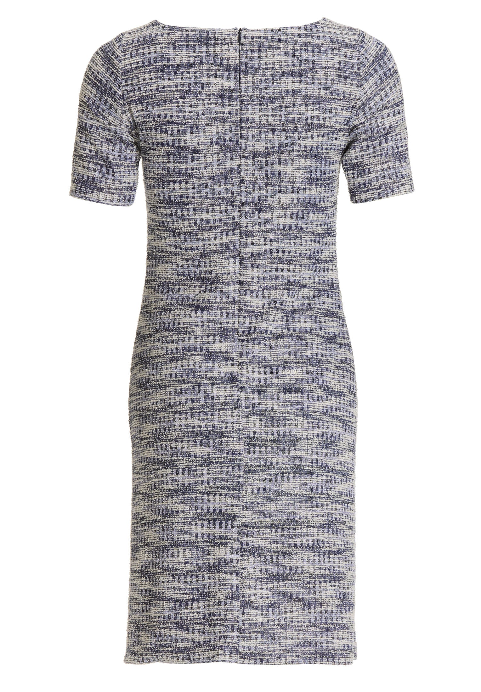 Etuikleid aus elastischem Bouclé mit Halbarm