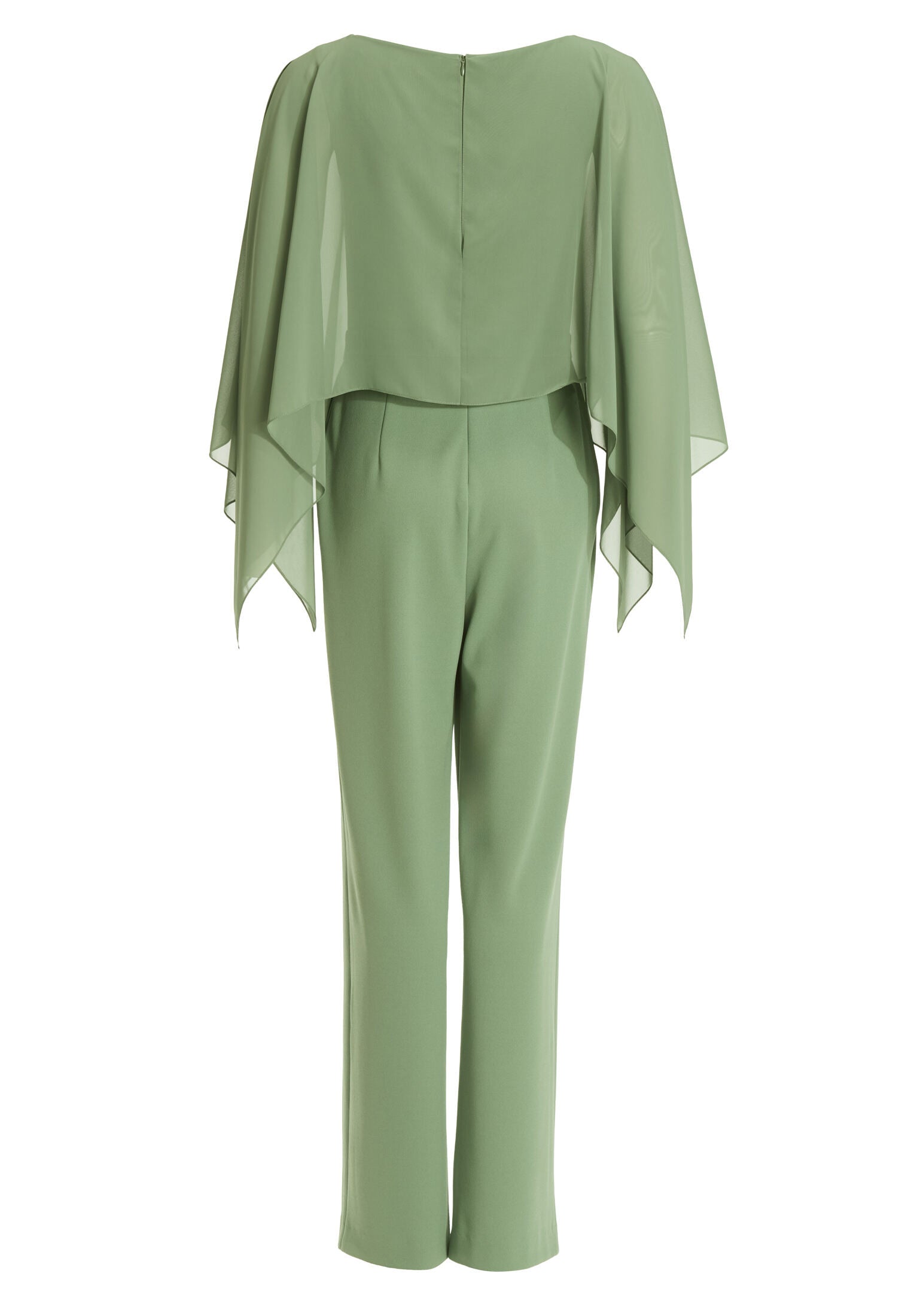 Jumpsuit mit Chiffon Cape