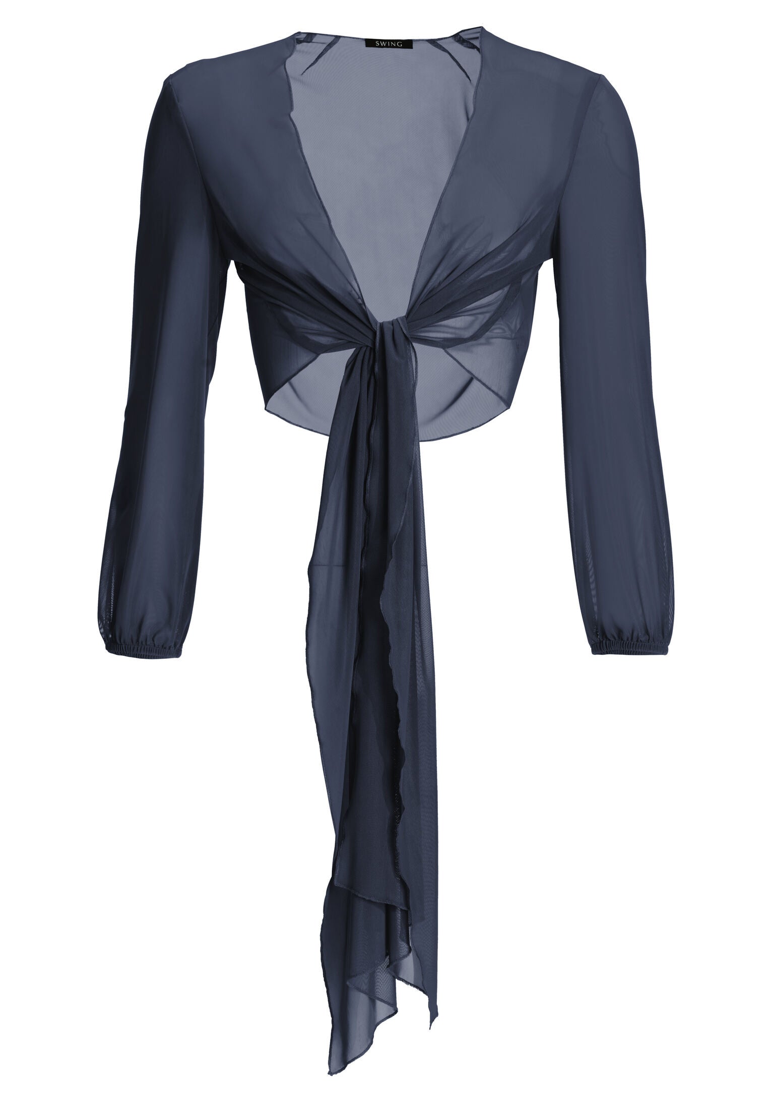 Wickelbolero aus Mesh