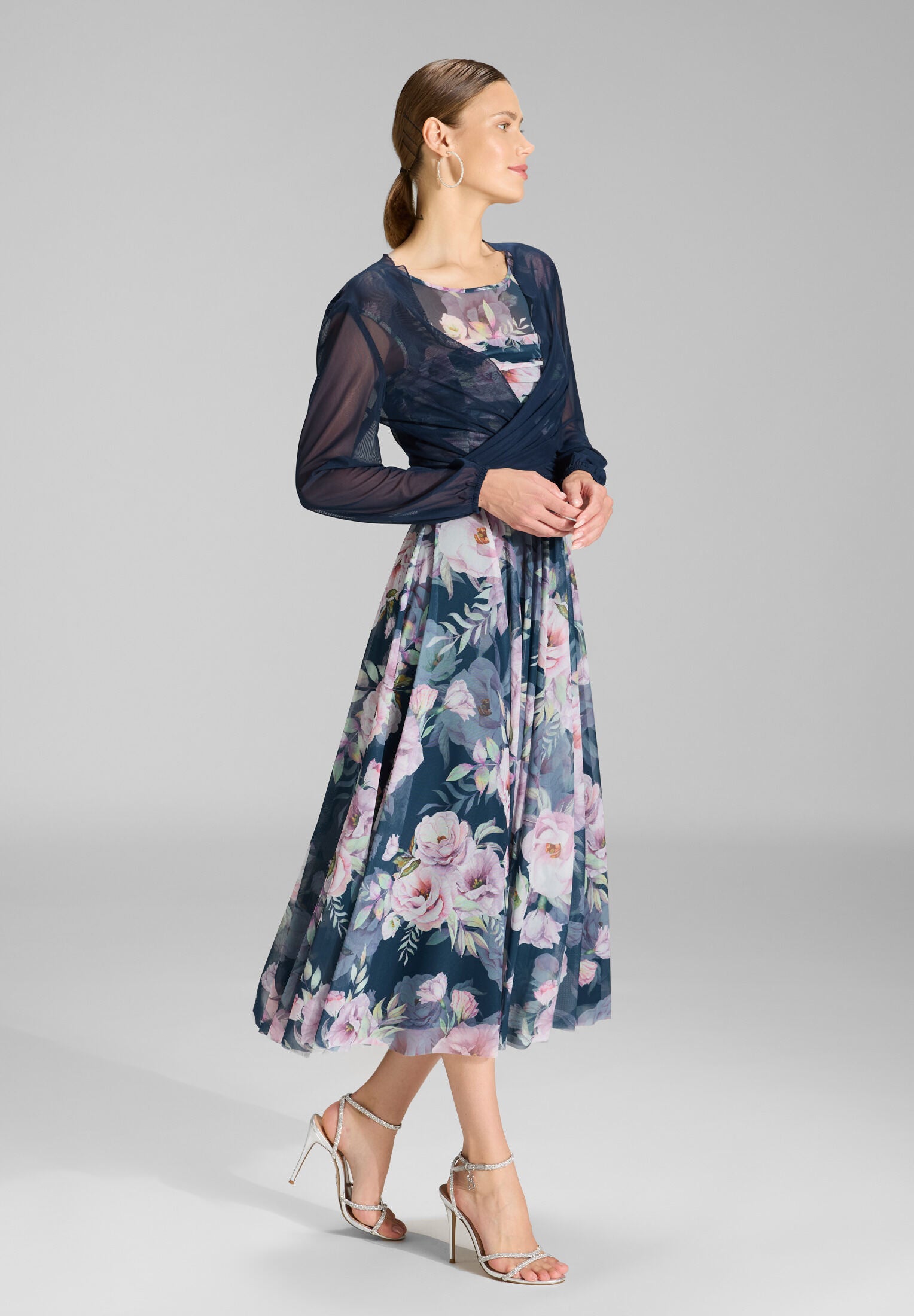 Wickelbolero aus Mesh