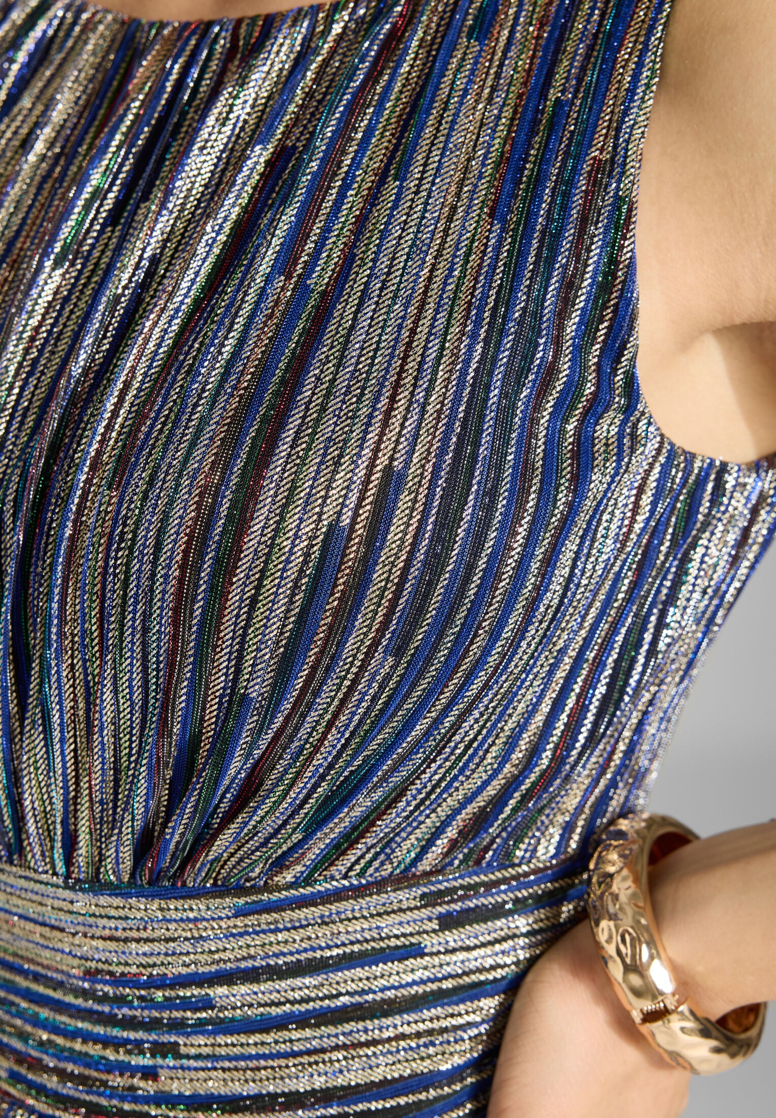 Cocktailkleid aus Plissee