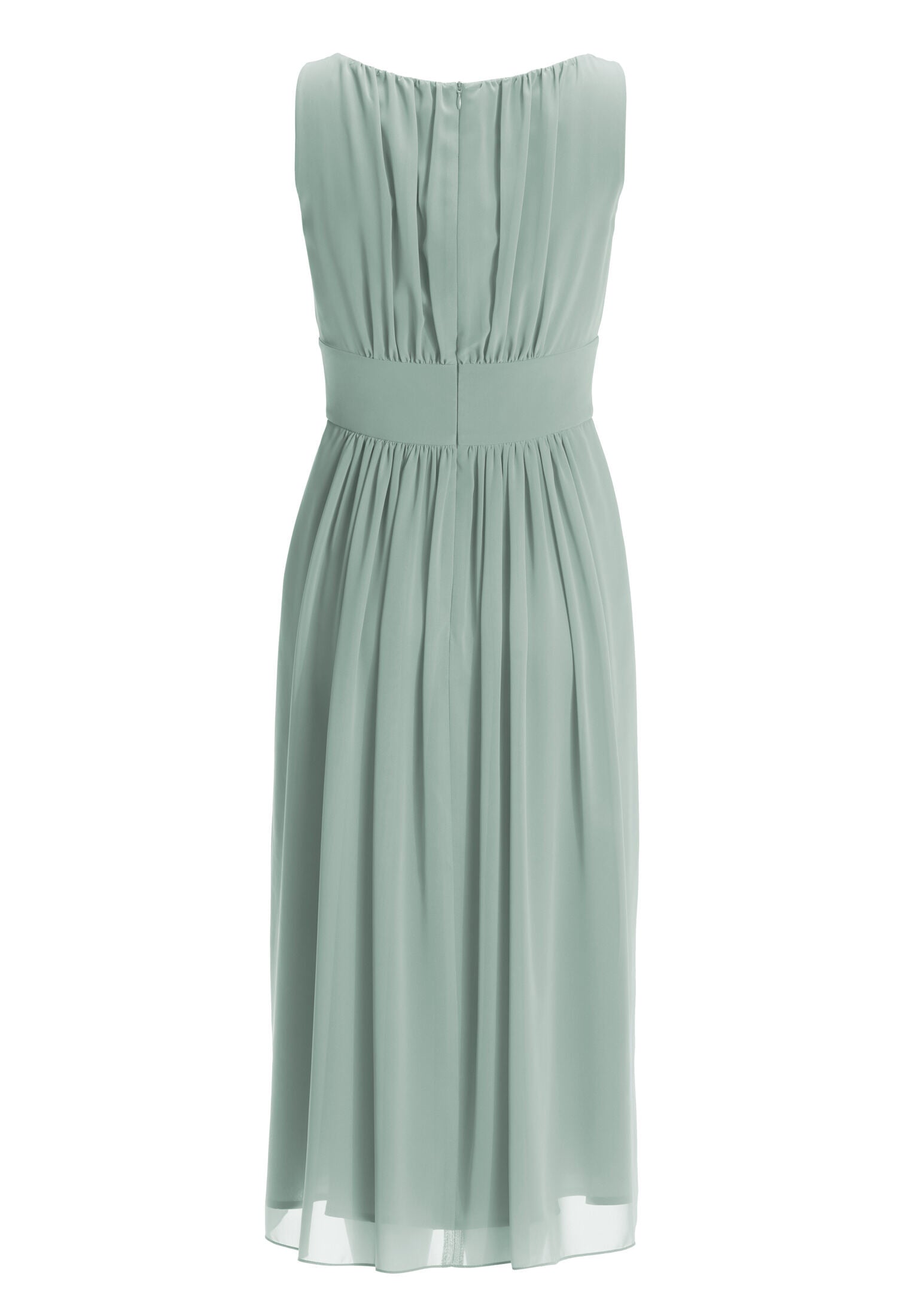 Chiffonkleid mit Taillenpasse