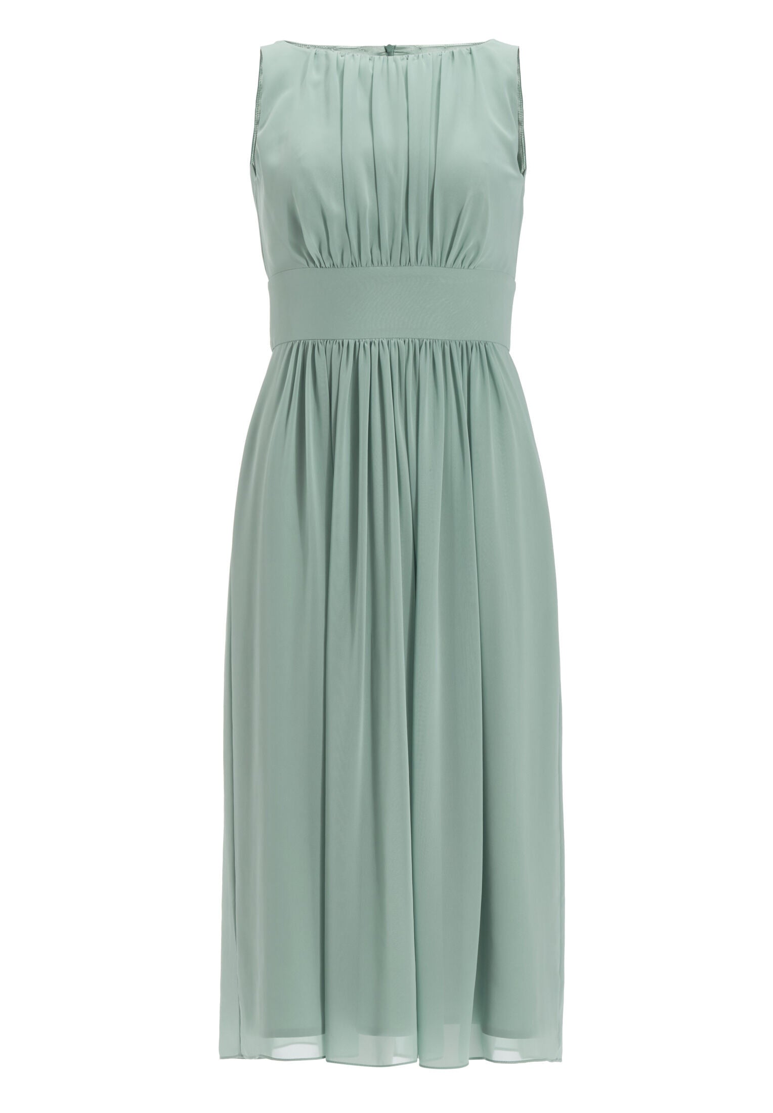 Chiffonkleid mit Taillenpasse